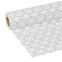 EasyLiner Smooth Top Shelf Liner, Grey Geo, 20 in. x 6 ft. Roll