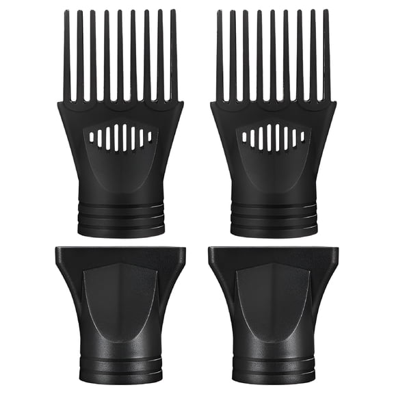 HIBIBUD 4pcs Blower Dryer Comb Attachment Hair Dryer Nozzle Combs Hair Dryer Accessories