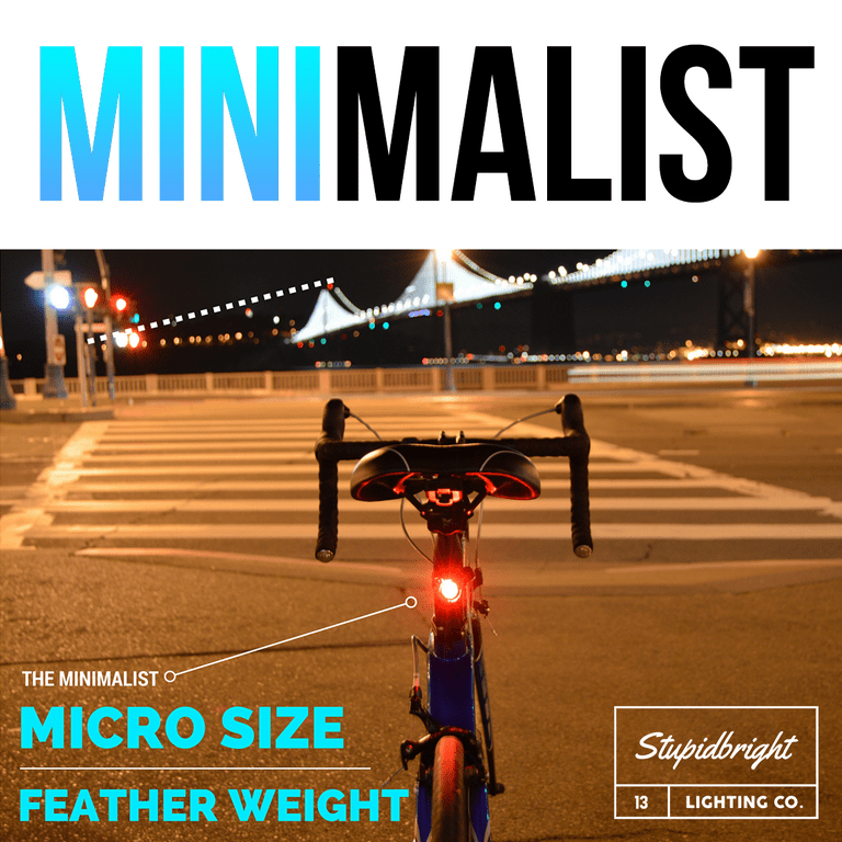 Minimalist on sale bike lights