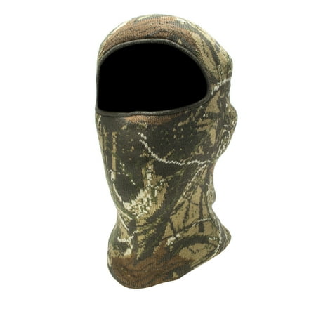 QuietWear Youth Digital Knit 1-Hole Mask, Adventure Brown