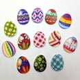 thumbnail image 2 of Craft DIY Mixed 100 PCs Wooden Painting Fit Sewing Easter Eggs Buttons 2Hole Home, 2 of 6