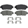 thumbnail image 3 of Detroit Axle - Front Rear Ceramic Brake Pads w/ Hardware + Brake Cleaner Fluid Replacement for 04-10 Toyota Sienna - 6pc Set Fits select: 2006 TOYOTA SIENNA CE/LE, 3 of 6