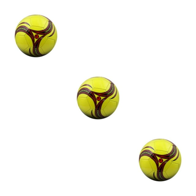 Youkk Soccer Balls Designed For Fun And Teamwork On Field Football Training Competitive And Long-lasting Characteristics Advanced Yellow No.5 3Set