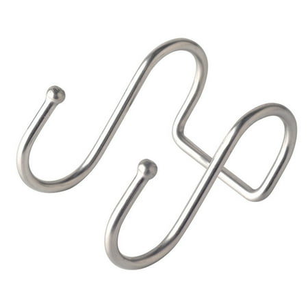 

ABIDE Stainless Steel Double S-Shaped Storage Hook for Bathroom Kitchen Wall Door Organizer Accessories