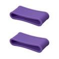thumbnail image 1 of 2Pcs Pickleball Paddle Grip Band Elastic Badminton Table Tennis Racket Overgrip Handle Silicone Anti-slip Ring Purple Ellipse, 1 of 6