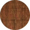 thumbnail image 1 of Ahgly Company Indoor Round Abstract Orange Modern Area Rugs, 5' Round, 1 of 4