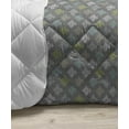 thumbnail image 3 of Industrial Down Alternative Comforter, Repetitive Pattern with Gear Wheels on Plain Backdrop, Microfiber Quilt for All Season, 5 Sizes, Sky Blue Seafoam, by Ambesonne, 3 of 3