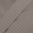 thumbnail image 3 of Egyptian Cotton 650 Thread Count Stripe Sheet Set, Twin-XL, Grey by Superior, 3 of 6