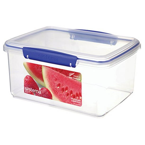 sistema us 21 cup rectangle storage container