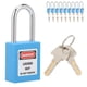 thumbnail image 3 of Candado industrial Jadeshay 10 juegos de seguridad 1,5 pulgadas Nylon Acero, 3 of 8