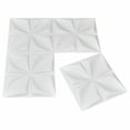 thumbnail image 2 of Art3d 19.7 x 19.7 inch PVC 3D Wall Panel in White 12-Piece Covring 32 Sq ft, 2 of 6