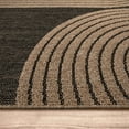 thumbnail image 6 of Modern Area  Rug Boho Design in Natural Brown Black, 6 of 6