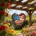 thumbnail image 5 of SHENGXINY 4th of July Window Hanging Decorations, Patriotic Independence Day Decor, Usa Flag Acrylic 2D Star Ornament for Home Living Room Door Window, Party Supplies Multicolor, 5 of 6