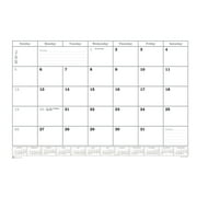 Desk Pad Monthly Calendar Insert, 32.875" x 18.875"
