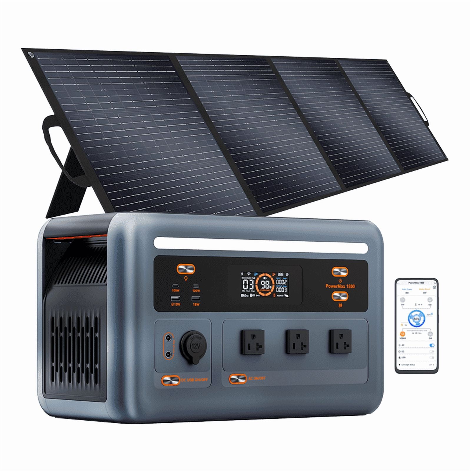 Jackery Solar Generator 1000 v2, 1070Wh Portable Power Station