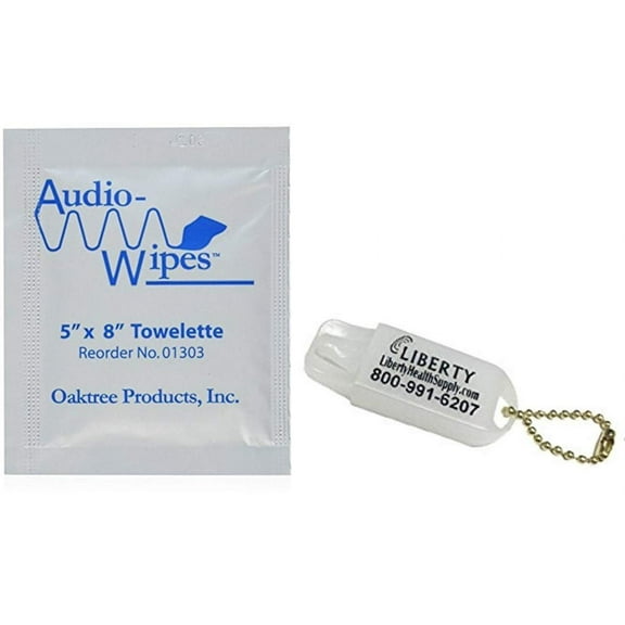 Audio-Wipes Cleaning Towelettes - Individually Packaged (100 Count)