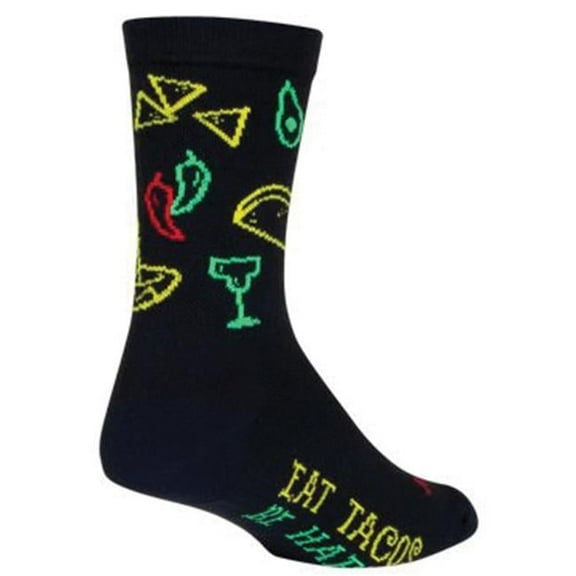 6 in. Tacolife Crew Socks, Small to Medium