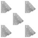 thumbnail image 3 of Speravity Pegatinas de hojas de diamantes de imitación, Kit de embalaje de regalo, accesorios de bricolaje, decoraciones de coche con purpurina para Blanco plateado (12*20 CM) SS8 5piezas Speravity CBP224088, 3 of 5