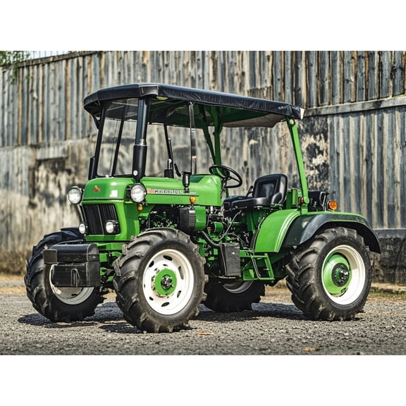 Green Tractor Diamond Art 5D Diamond Painting DIY Kits Full Round Drill Bead Rhinestones by Number Stitch Embroidery Arts and Crafts for Living Room Bedroom Home Wall Decor 12x16 inch