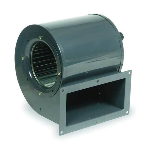 Rectangular OEM Blower, 1360/970 RPM, 1 Phase, Direct Drive, Steel 2 Speed