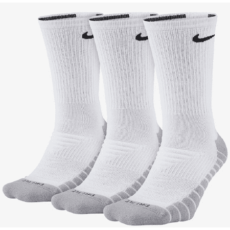 

Unisex Nike Everyday Max Cushion Crew Training Sock (3 Pair) (White Small)