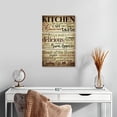 thumbnail image 2 of Elephant Stock Kitchen Inspiration Wall Art - Vertical Multi Panel Canvas - Kitchen Wall Decor - Inspirational And Typography Multi Panel - Black And Red Decor - 14" x 23", 2 of 4