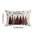 thumbnail image 3 of Christmas Tree Pillow Covers 12x20, Merry Christmas Throw Pillows, Soft Seasonal Cushion Covers, Winter Holiday Decoration for Home Couch Farmhouse(B), 3 of 7
