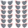 thumbnail image 1 of 12 Pares de Gafas de Sol en Forma de Corazón para Despedida de Soltera Loanzeg, 1 of 8