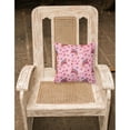 thumbnail image 2 of Carolines Treasures BB7548PW1818 Watercolor Shooting Stars on Pink Fabric Decorative Pillow  18H x18W multicolor, 2 of 2