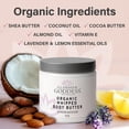 thumbnail image 3 of GLIMMER GODDESS Organic Whipped Body Butter for Women - Moisturizer Cream with Shea & Cocoa Butter, Almonds & Coconut Oil - Lemon Verbena, 8oz, 3 of 7