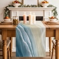 thumbnail image 2 of Table Runner 36 Inches Long for Kitchen Dining, Haze Blue Beach Coastal Dresser Scarf Farmhouse, Dining Table Decorations for Wedding/Parties, Summer Ocean Nautical Seaside 13 x 36 In, 2 of 8