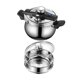 thumbnail image 1 of Olla a presión de 7L con tapa de acero inoxidable para el hogar, ideal para cocinas de inducción, cocinas, comedores y camping. Con vaporizador, 1 of 8