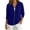 Blue, variant on MLCDZ Women's Zip up Sweatshirt Jacket Long Sleeves Collar Hoodless Casual Loose Lightweight Outdoor Activities Running Coat with Pockets