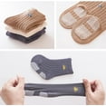 thumbnail image 7 of Baby Toddler Socks with Grips Kids Girl Boy Crew Ankle Socks Cotton Spring Autumn 0-5T 6 Pack, 7 of 7