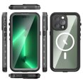 thumbnail image 3 of GANGXUN Waterproof Case for iPhone 14 Pro Max IP68 (2m/30min), Camera Protection, Magnetic, Clear, 3 of 5