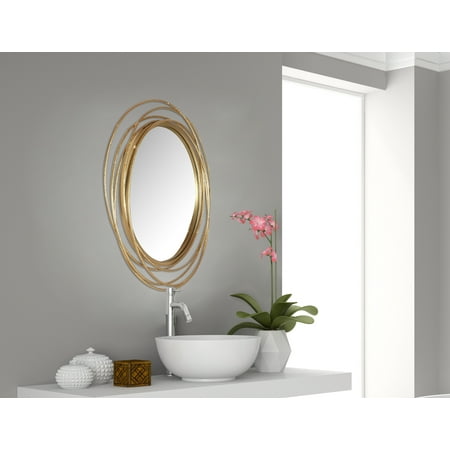 Mirrorize Canada 27 5 Dia Framed Gold Round Mirror Golden Circle Rings Hanging Modern Industrial Metal Frame Wall Mirrors For Bathroom Entryway Bedroom Accent Décor Mirrorize Canada 27 5 Dia Framed Gold, Round Mirror Ikea Canada