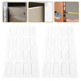 thumbnail image 1 of HINTRMENT 2 Pcs Bandes en Silicone Anti-Collision Blanches pour Tiroir Meubles, 1 of 8