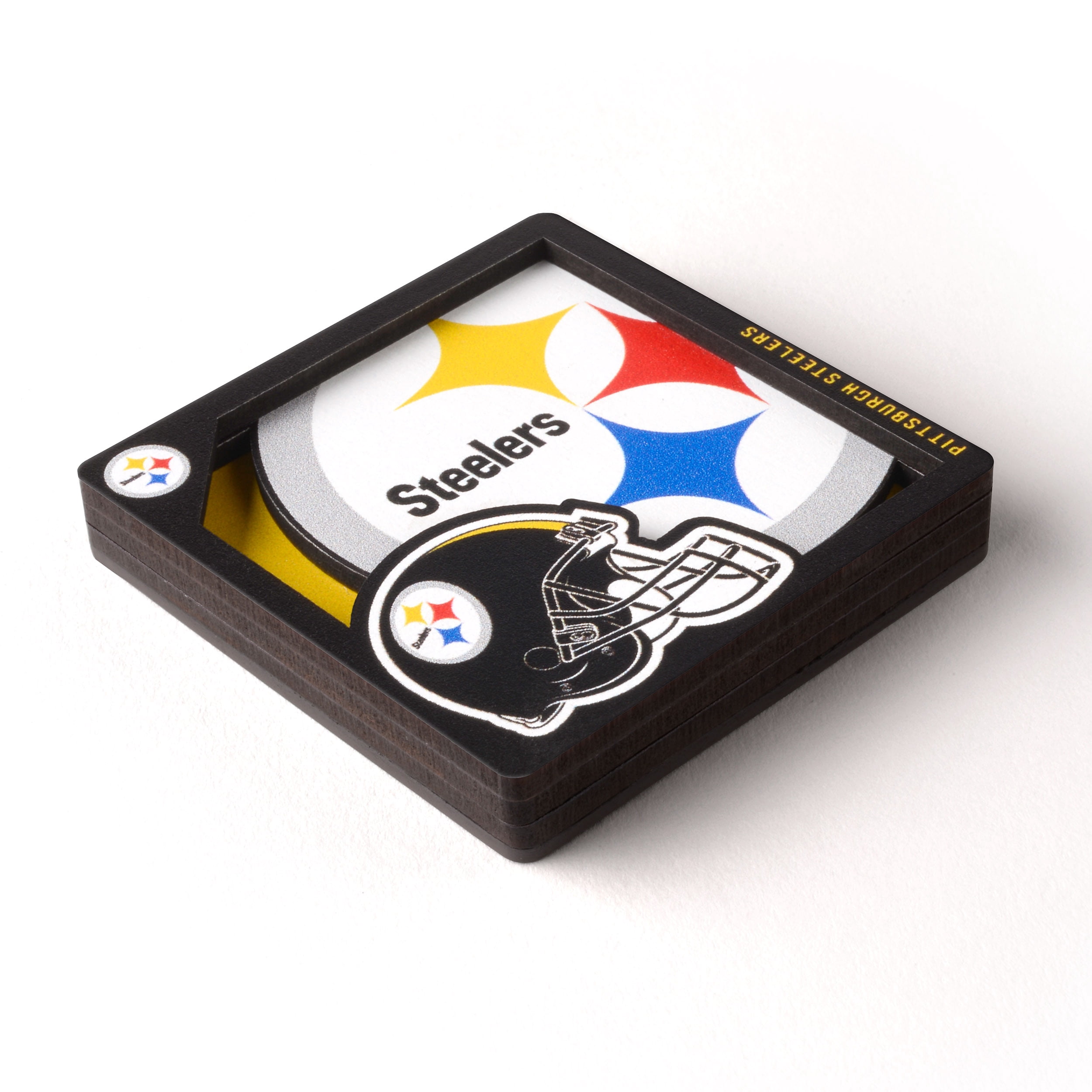 YouTheFan NFL Pittsburgh Steelers 3D Logo Series Magnet