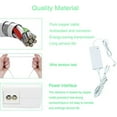 thumbnail image 6 of White Power Cord Compatible with Cricut Explore 3 Cutting Machine,24V DC Power Replacement Cord Connector for Cricut Explore 3 Cutting Power Supply Cord$$Art & Craft, 6 of 7