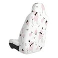 thumbnail image 2 of Daiia Cute Poodle Dog Printed Car Seat Cover - Waterproof & Sweatproof - Universal Fit, Machine Washable, Non-Slip - Seat Protector for Car, Truck, SUV, Van (1 Pack), 2 of 5