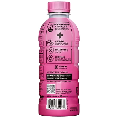 MÁS+ BY MESSI MAS+ BY MESSI HYDRATION SPORTS DRINK MIAMI PUNCH, 16.9 FL OZ BOTTLE