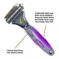 Double Sided Pet Dematting Comb / Rake by Hertzko
