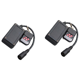 thumbnail image 1 of 2X Receptor de Control Remoto Inalámbrico XLR Portátil de 3 para Máquina de Niebla de Humo, Controlador de Escenario de DJ, Receptor de Niebla 400W 900, 1 of 6