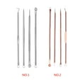 thumbnail image 3 of Xingzhi 4 Pcs/Set Stainless Blackhead Remover Pimple Spot Comedone Extractor Face Clean Tools Silver 1Set, 3 of 6