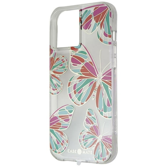 Case-Mate Prints Series Case for Apple iPhone 12 Pro Max - Butterflies/Clear
