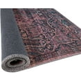 thumbnail image 6 of Rugs.com Maahru Collection Washable Rug – 8 Ft Runner Rust Red Low-Pile Rug Perfect For Hallways, Entryways, 6 of 7