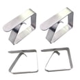 thumbnail image 3 of Toyvian Stainless Steel Table Cloth Clips Adjustable Clamps for Restaurant Owners at Picnics 6Pcs, 3 of 8