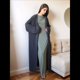 thumbnail image 5 of Suéteres Cárdigan Largos para Mujer, de Mohair, Abiertos Al Frente, de Punto Holgado y Holgado, Chaquetas de Abrigo de Moda para Otoño Gris Oscuro un Tamaño, 5 of 10