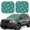 Starfish And Shell, variant on Naloa Strawberry and Ladybugs 2 Piece Foldable Car Sun Shades, Car Windshield Sunshade, Front Window Sunshade for Car, Truck, SUV - Small