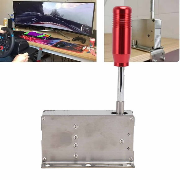 USB Sequential Shifter, Sequential Gear Shifter, PC Sim Racing Game Shifter for 11 10 7 XP for G25 G27 for PXN for T500 Racing Wheel